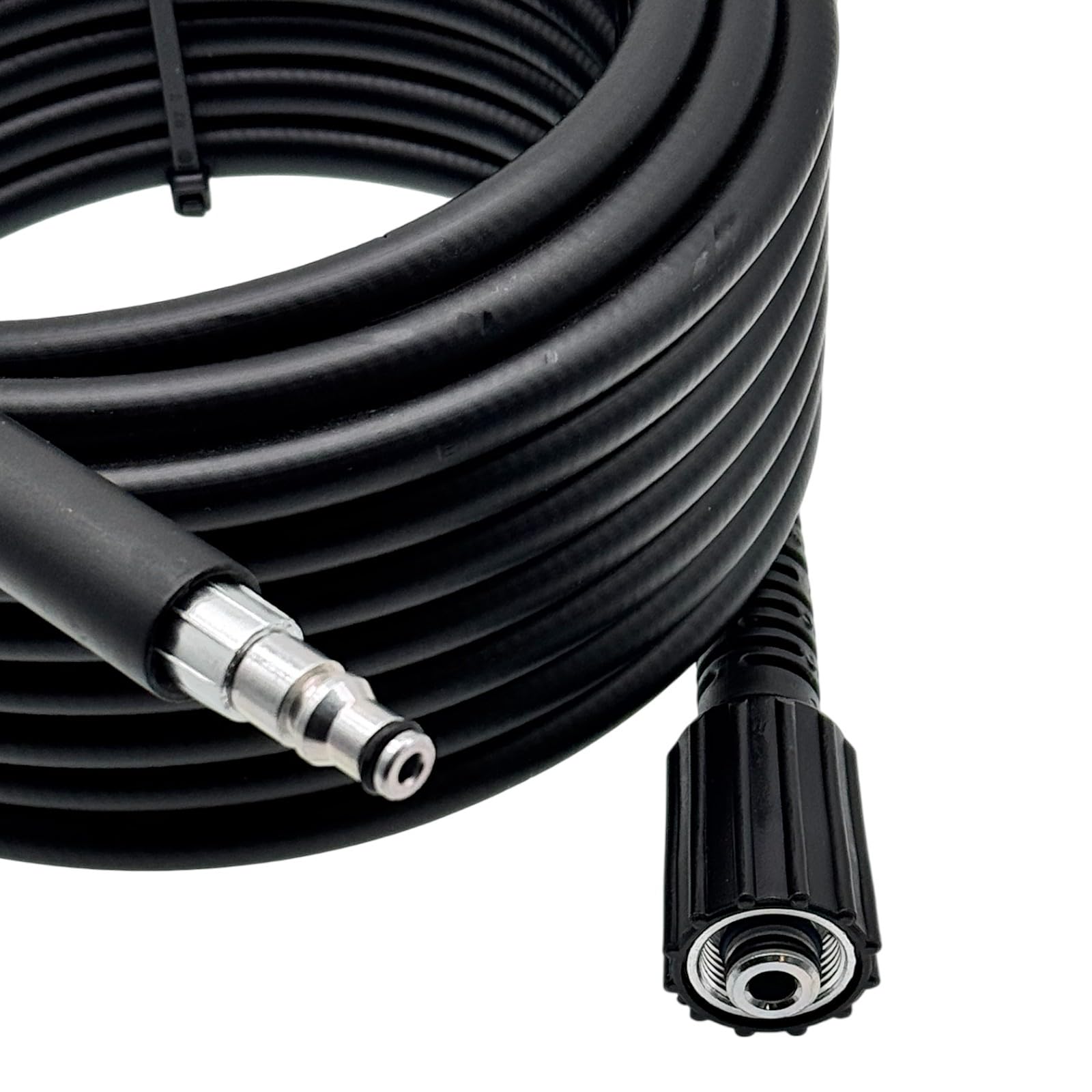 M&M Smartek tubo alta pressione 40 m M22 IG, 160 bar, per Black & Decker | Tubo rinforzato alta pressione con protezione antipiega; controllare raccordi, pressione, temperatura e apparecchio.