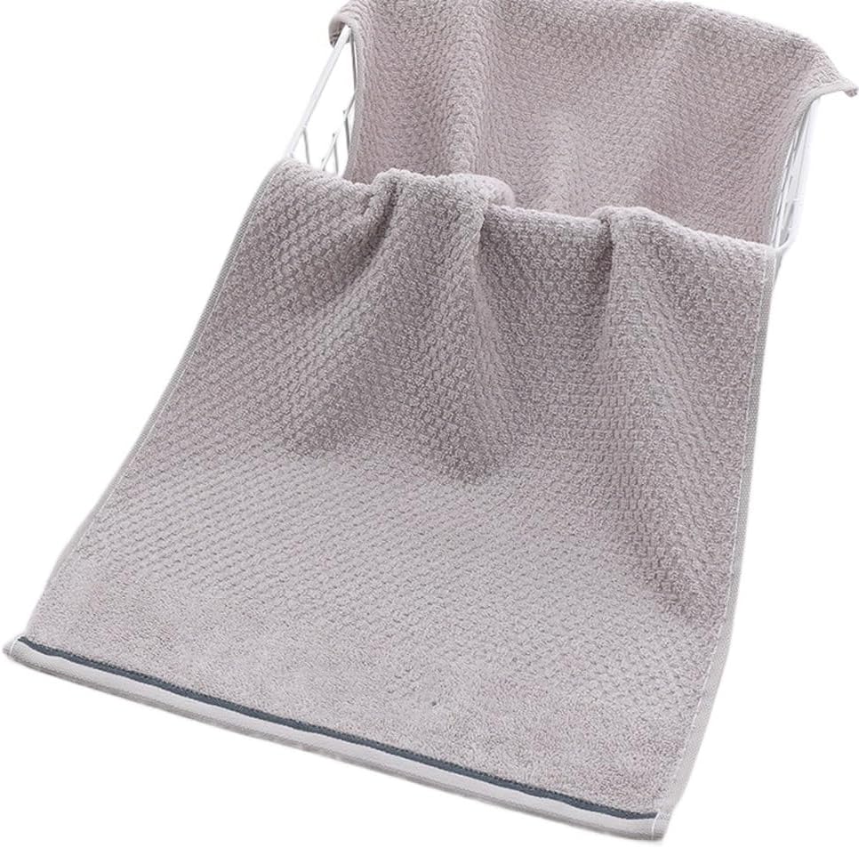 Cotton Towel Adult Soft Absorbent Towels Bathroom Sets Towel Towels for Home(C)