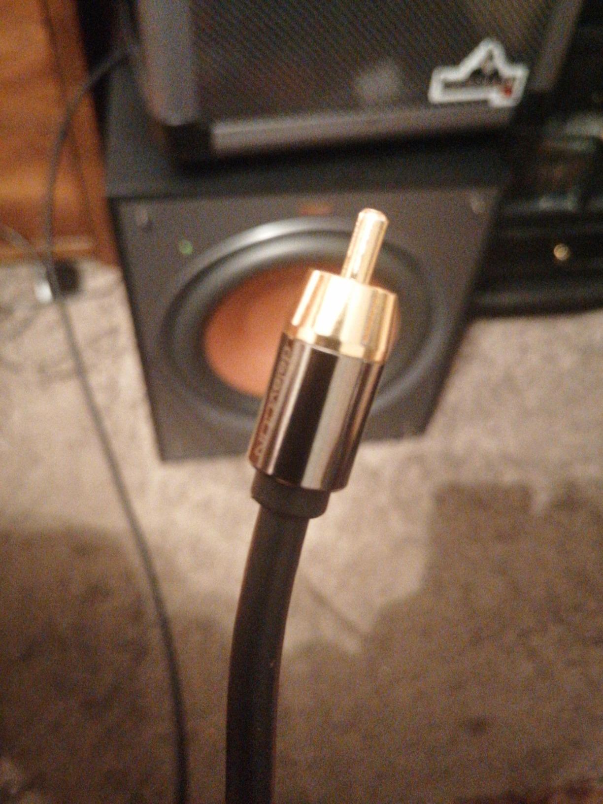 deleyCON subwoofer cable Amazon.co.uk Electronics & Photo