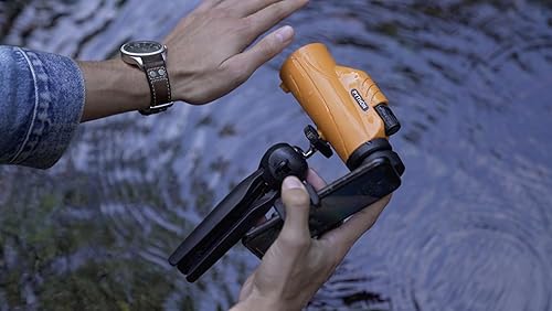 Miniatura 8 de Python - Telescopio monocular Explorer de 0.394 x 1.654 in con adaptador para teléfono inteligente y trípode, telescopio monocular de alta potencia,