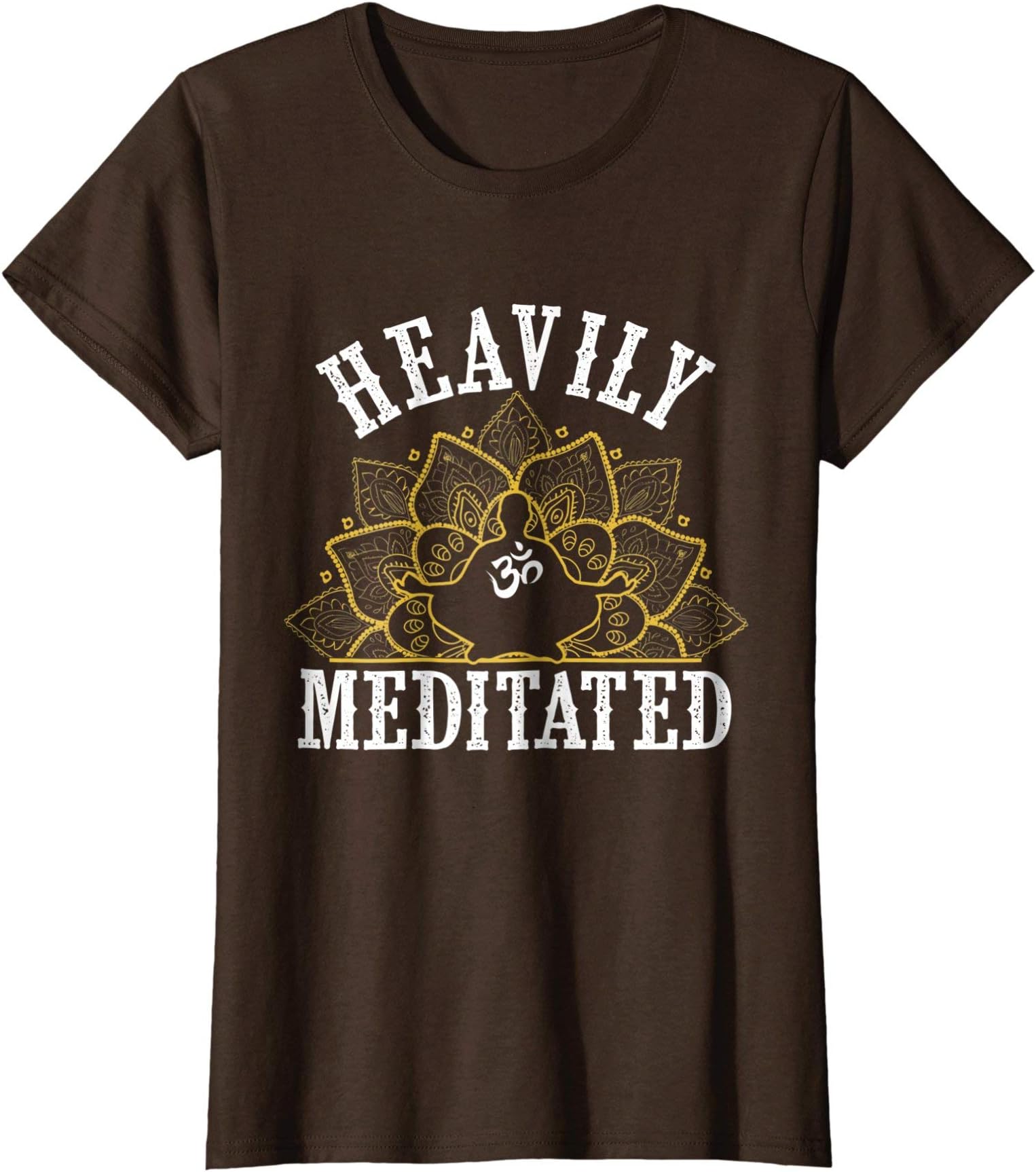 Funny Heavily Meditated Yoga Meditation T-Shirt