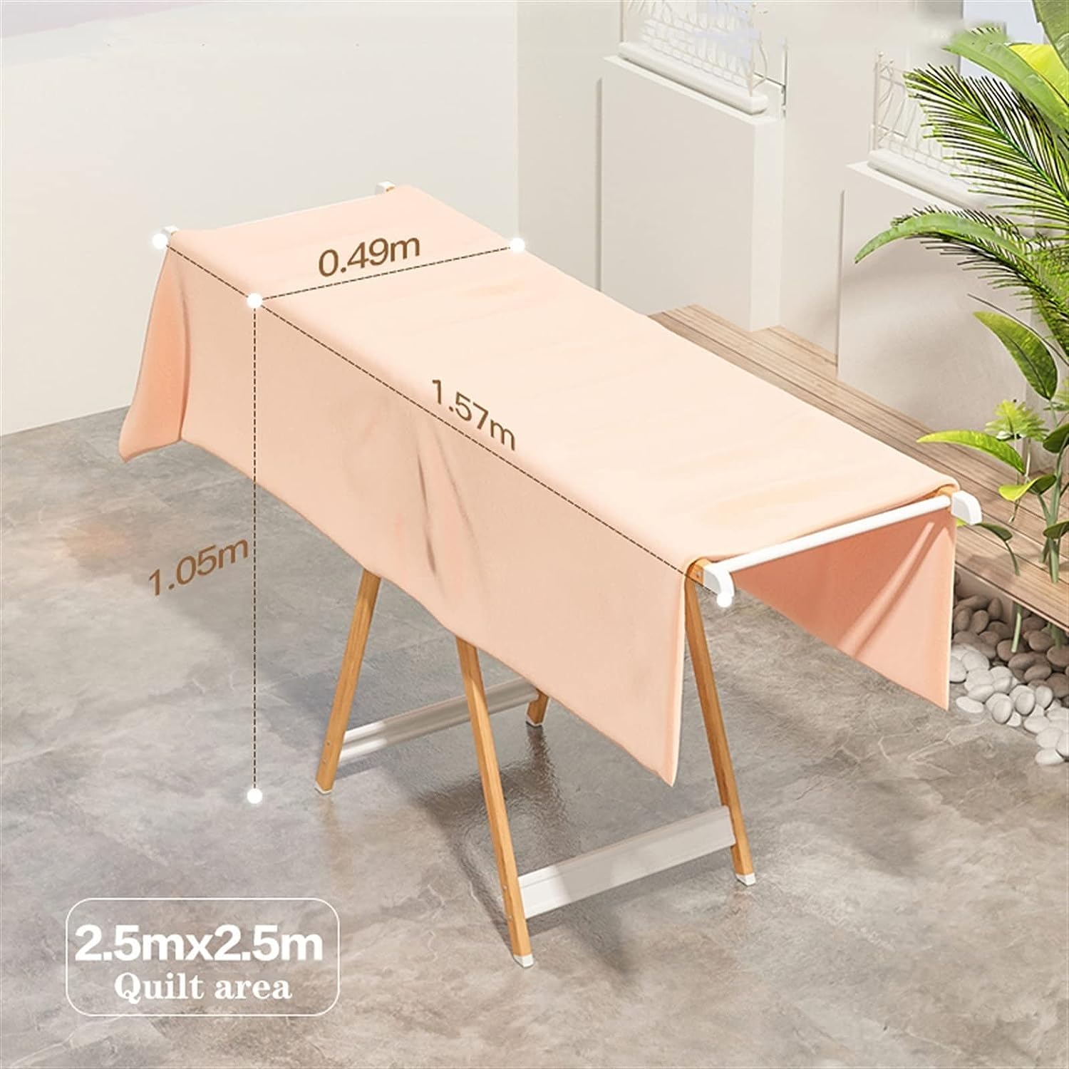 Tendedero Ropa Estante De Secado Ropa Aluminio Independiente, Plegable para Interior Y Exterior, Lavandería Ajustable En Altura Vertical