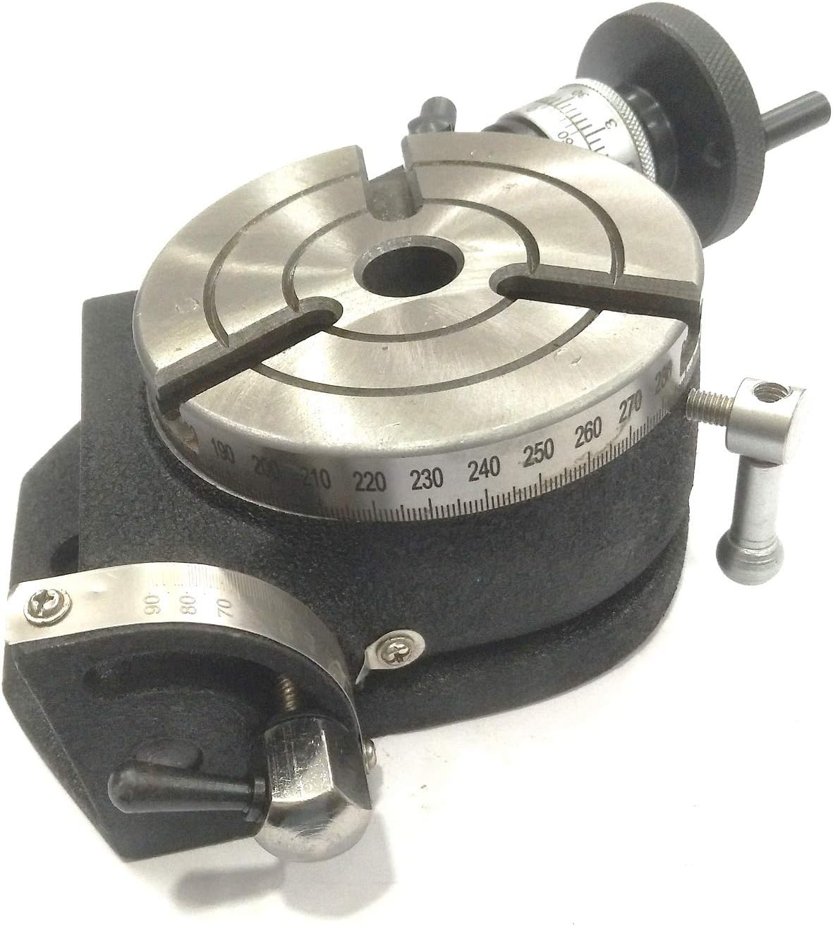 4" Inch/ 100 mm Tilting Rotary Table with MT2 Bore-Milling,Engineering Tools (ROTARY TABLE ALONE)