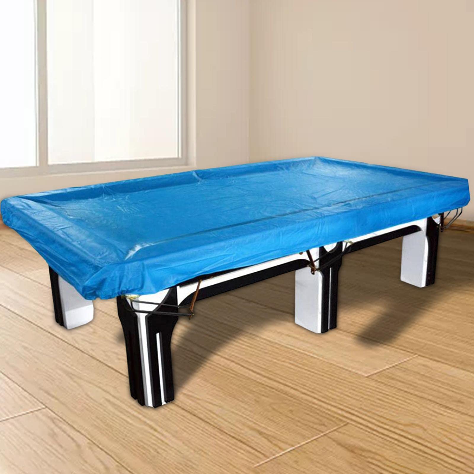 Copertura per Tavolo da Biliardo Copertura for tavolo da biliardo da 7/8/9/10/12 piedi, impermeabile, antipolvere, in PVC, con coulisse(10ft)