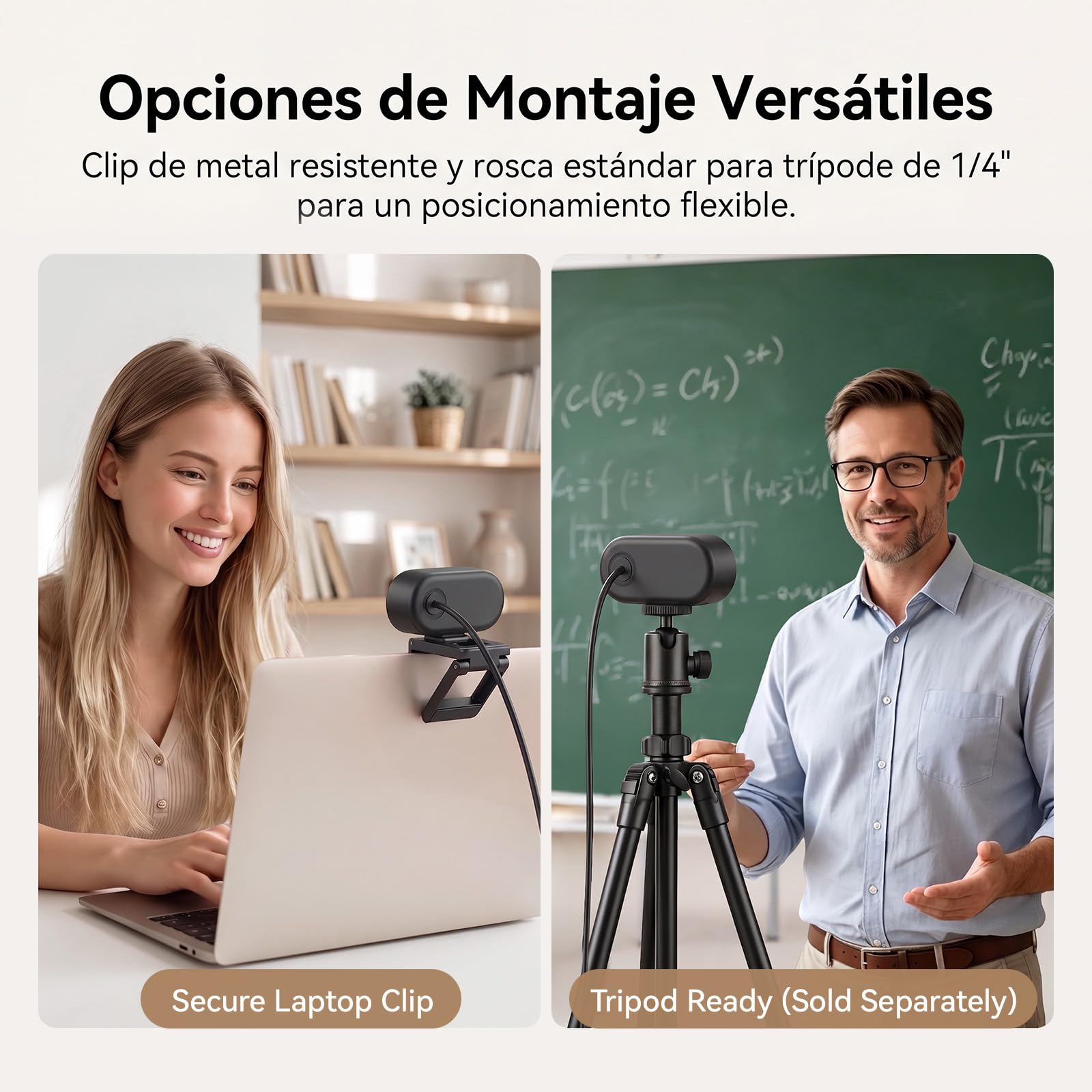 EMEET Webcam 1080P per PC, C100 Webcam per Portatile con Microfono, Web cam HD con Copertura per la Privacy, Fotocamera per Computer 66°, Plug&Play, Fotocamera USB per OBS/Twitch/YouTube/Windows/Mac