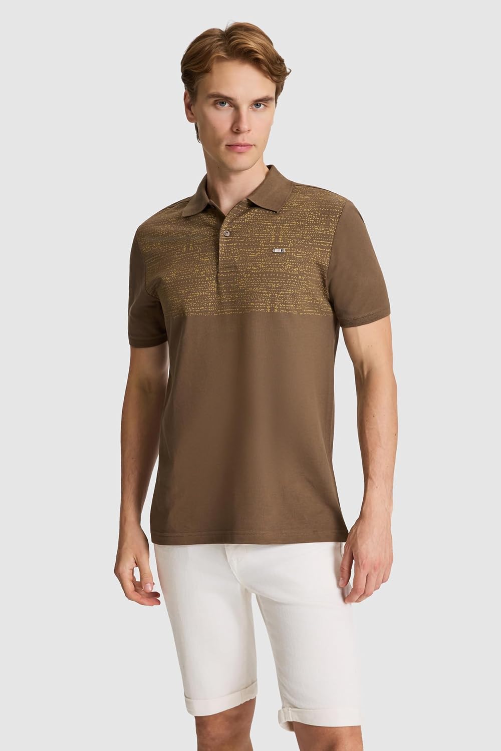 U.S. Polo Assn. Erkek Kahverengi Tişört 50326985-VR029