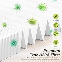 Vista 4 de Filtros de repuesto prémium HY4866 compatibles con purificador de aire Morento HY4866, WESTHEY HY4866 y YIOU M1, 4 paquetes