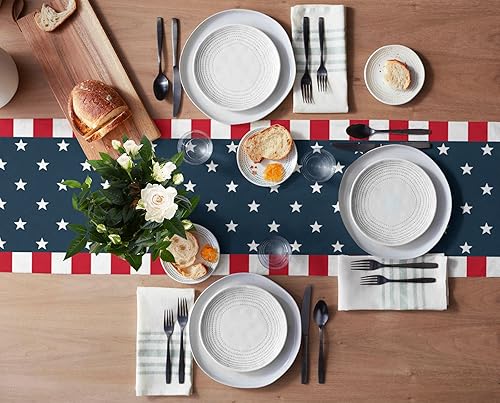 Miniatura 3 de SUN-Shine Camino de mesa de comedor para el día de San Patricio, hojas de trébol de primavera, bufandas de tocador negras y blancas a cuadros,