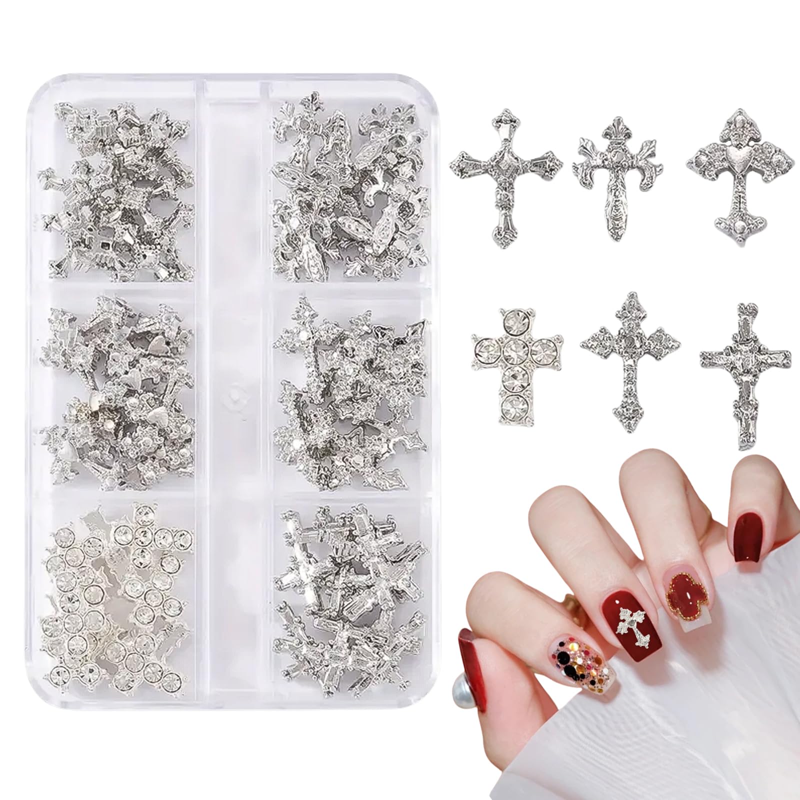 Cross Nail Charms