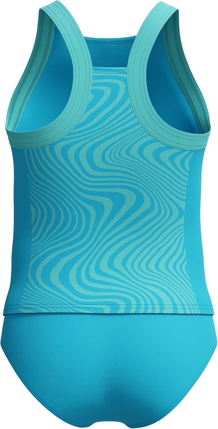 Speedo Girls Swimsuit Two Piece Tankini Thick StrapTankini Set