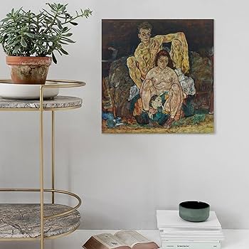 Amazon.co.jp: Egon Schiele エゴン・シーレ (家族) 絵画