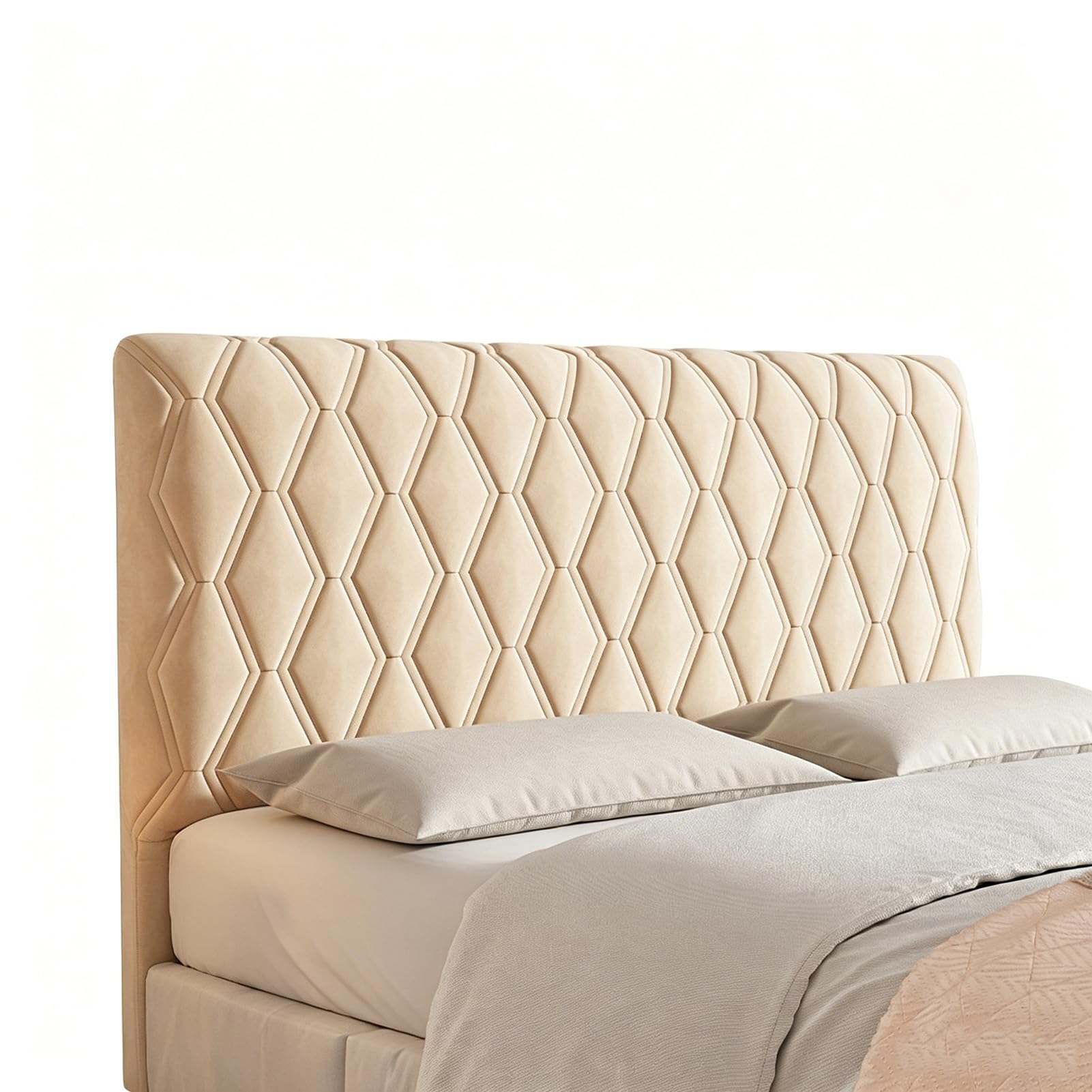 WSKCXHD Headboard Covers Queen Size Headboard Slipcover Full Size Modern Bed Frame Headboard Easy To Install Stylishly Protect,E,150cm(59in)
