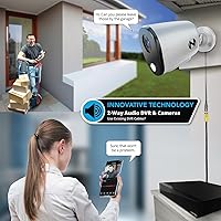 Vista 4 de Night Owl Sistema de cámara de seguridad para el hogar con audio de 20 canales DVR de 20 canales con (12) cámaras de disuasión HD de 1080p con cable