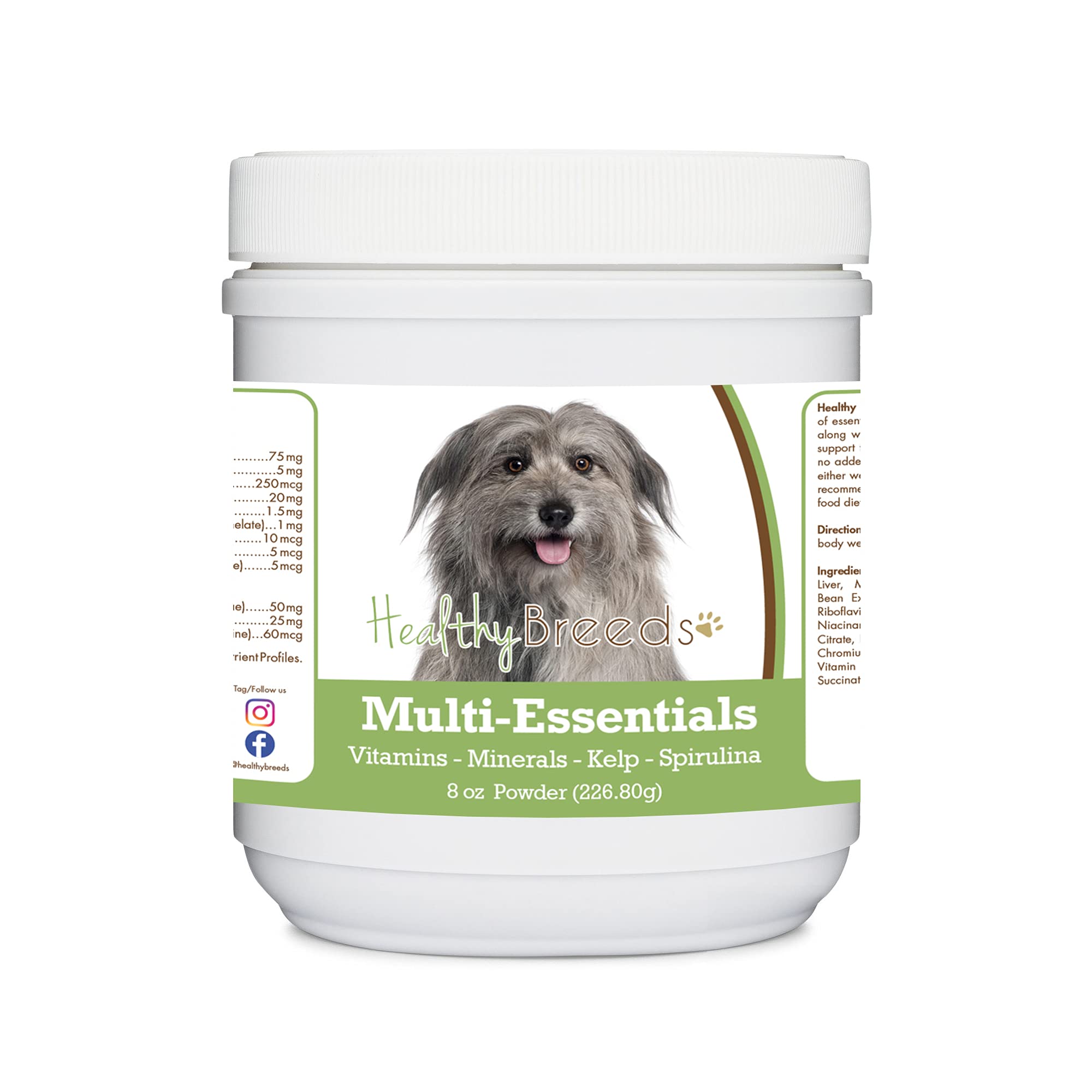 Healthy Breeds Pyrenean Shepherd Multi-Essentials Powder for Dogs 8 oz