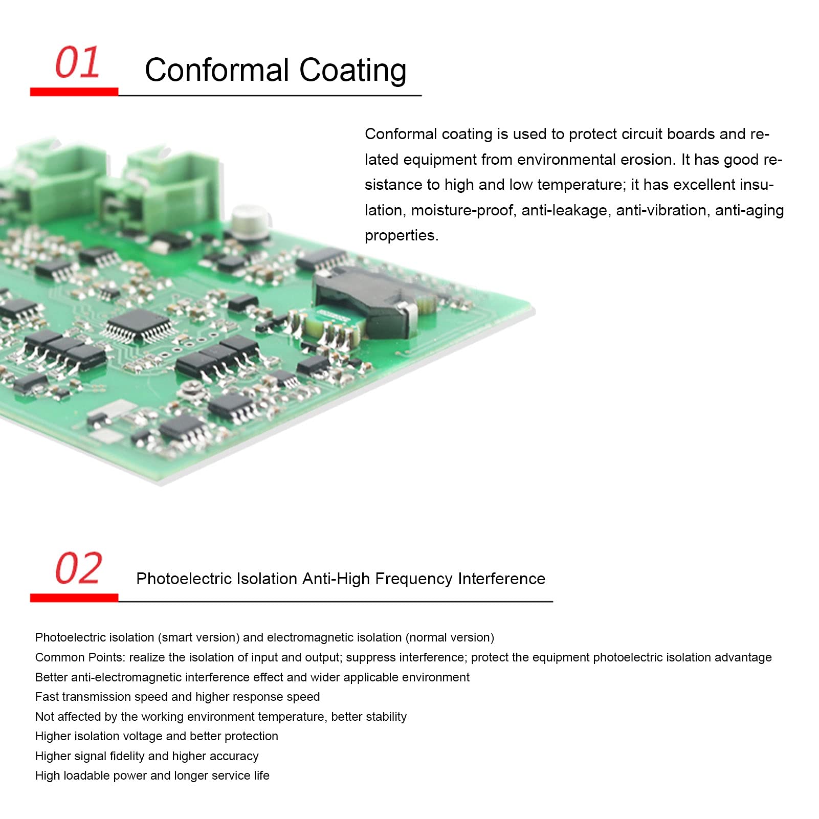 Signalverteiler, 0-5V bis 0-5V DC Signalisolator 1 IN 2 OUT DC24V Stromversorgung für 2- oder 3-Leiter-Transmitter