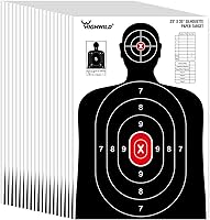 Vista 1 de Highwild Objetivo de papel de silueta de campo de tiro, 23 x 35 pulgadas, adecuado para pistolas, rifles, pistolas de aire, pistolas de aire