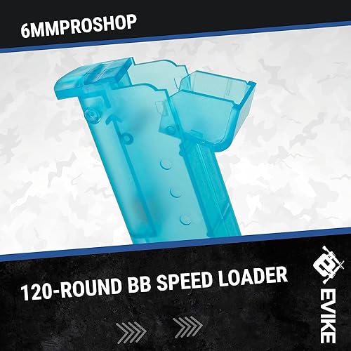 Miniatura 5 de Evike Airsoft - Cargador universal de velocidad BB de 0.236 in ProShop 120rd Airsoft