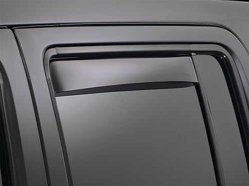 Miniatura 2 de WeatherTech Deflectores de ventana lateral trasera de ajuste personalizado para Toyota Sienna, humo oscuro