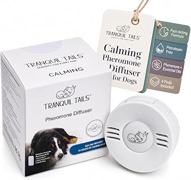 Pheromone Diffuser for Dogs, Anxiety Relief, Petroleum Free