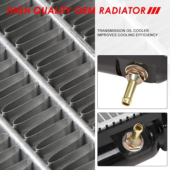 Auto Dynasty Radiator Compatible with 2000-2006 Subaru Legacy Baja Outback 2.5L, DPI 2331 Factory Style 1-Row Cooling Radiator, Aluminum Core