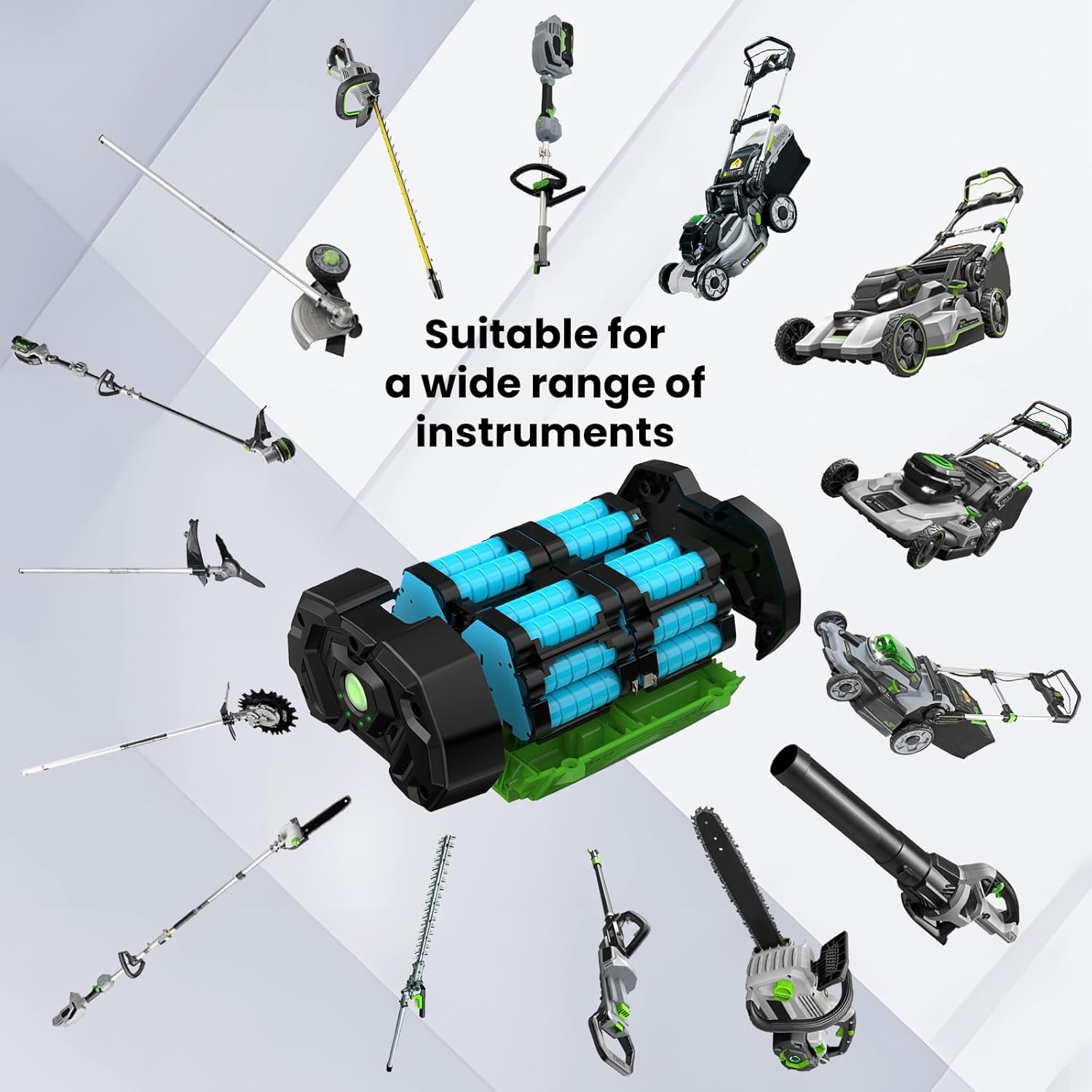 Upgraded to 5.0Ah Replacement for EGO Battery 56V Compatible with EGO 56 Volt Batteries BA2800 BA2800T BA4200 BA1400(Multi-5.0Amps) - Image 6