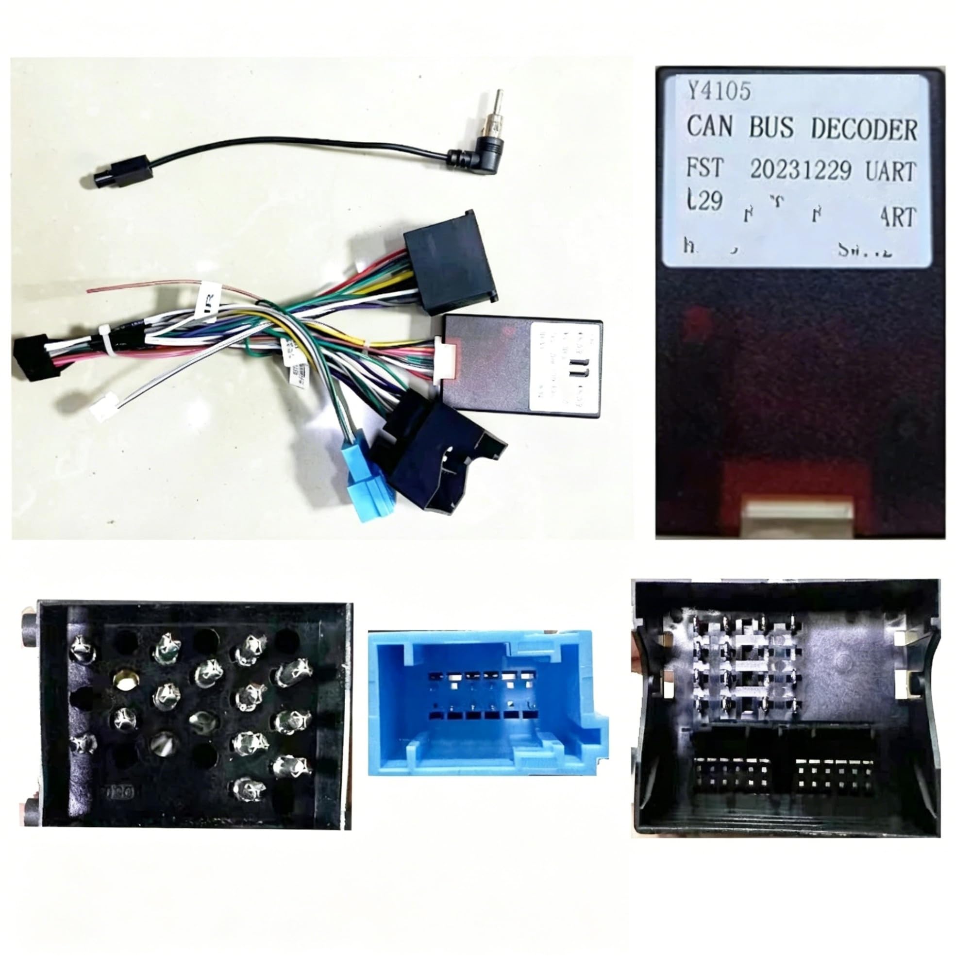 Mascherine Telaio Per BMW E46 E39 E53 X5 Serie 3/5 Cablaggio Cavi Autoradio DVD 16 PIN Cavo Di Alimentazione Canbus Box Decoder Radio Fascia