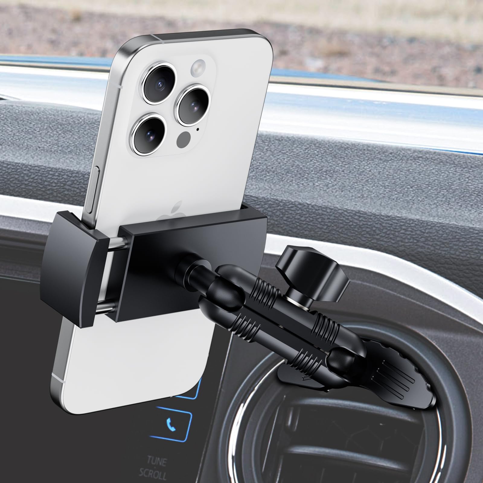Metal Vent Phone Mount Compatible with Toyota Tacoma 2016-2023 Tundra