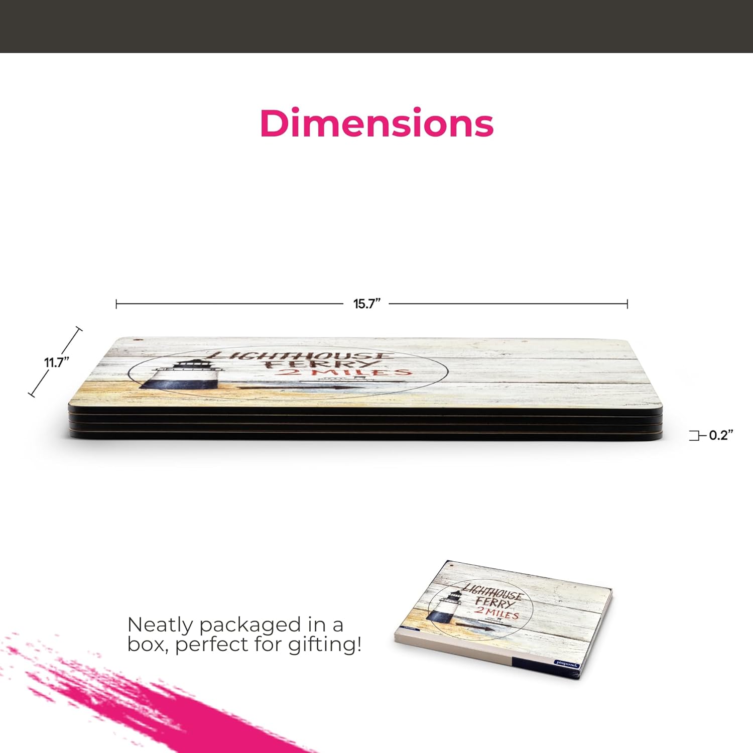 Pimpernel Placemats, Multicolor