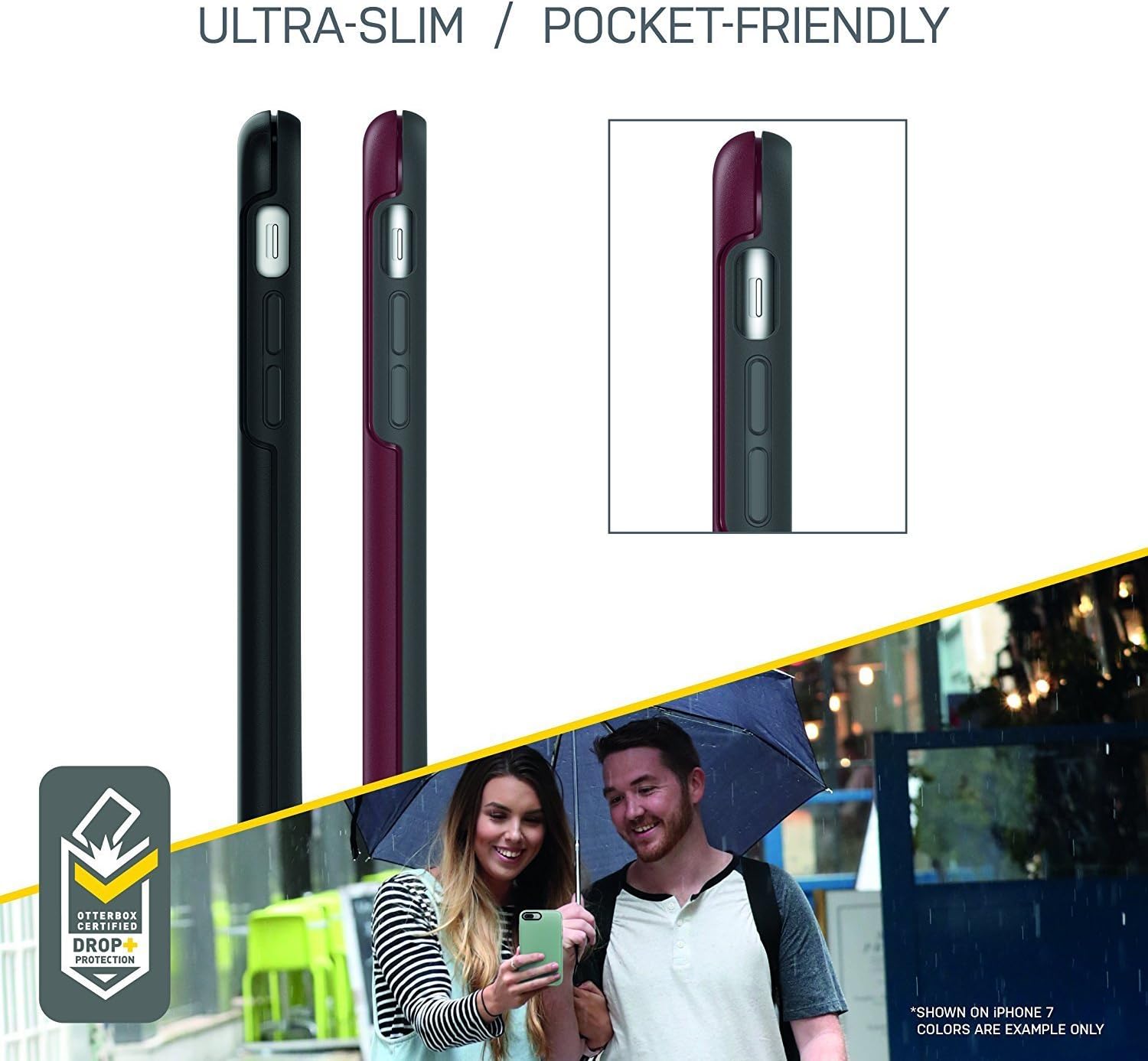 OtterBox Symmetry Series Slim Case for iPhone 8 PLUS & iPhone 7 PLUS (ONLY) - Non-Retail Packaging - Candy Shop