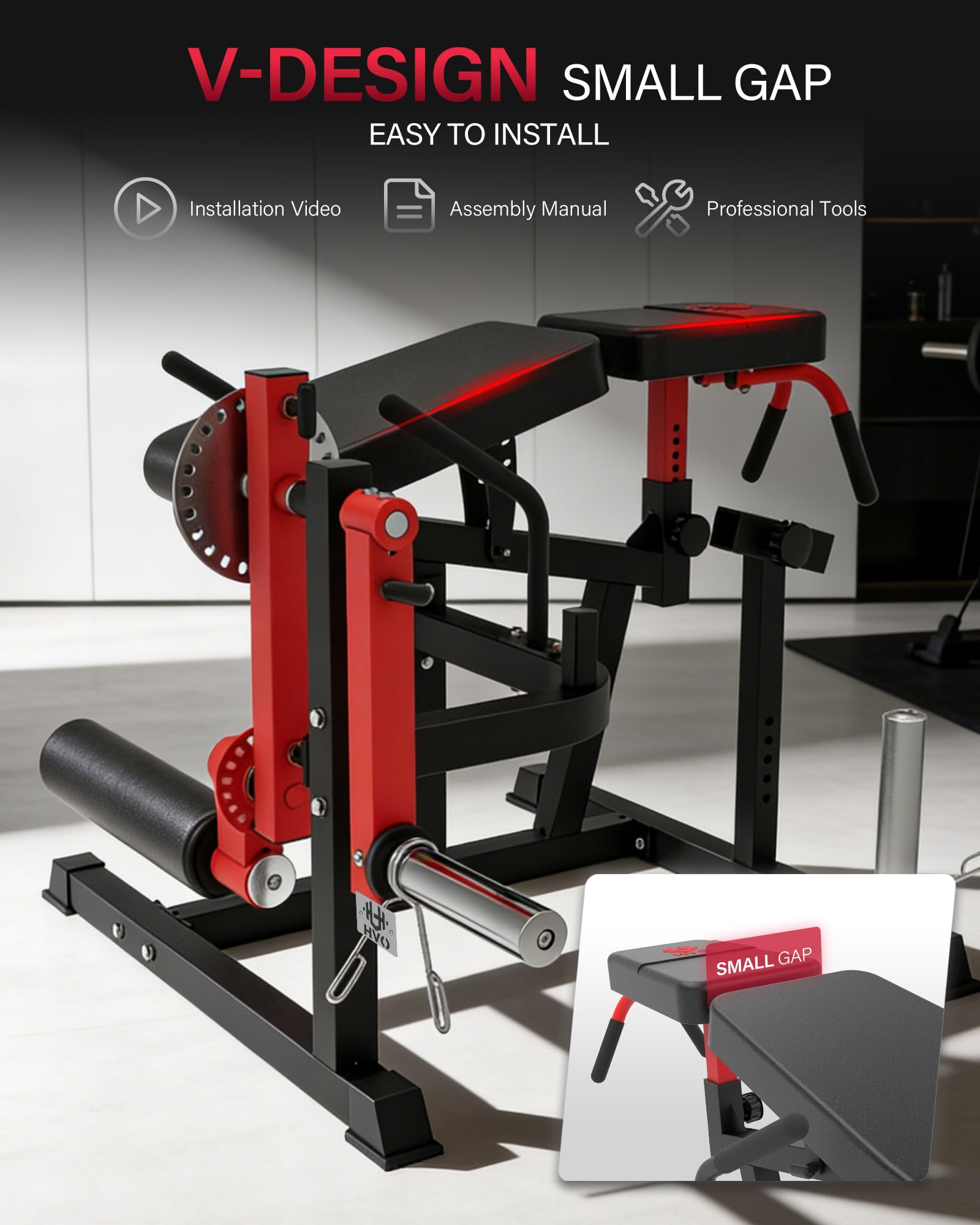 HVO Beinstrecker und Beinbeuger Gerät: Sitzende Beinstrecker Maschine Beine Curl Trainingsgerät Beinpresse Beintrainer für Zuhause Fitnessgerät Home Gym sportgeräte Leg Curl and Extension