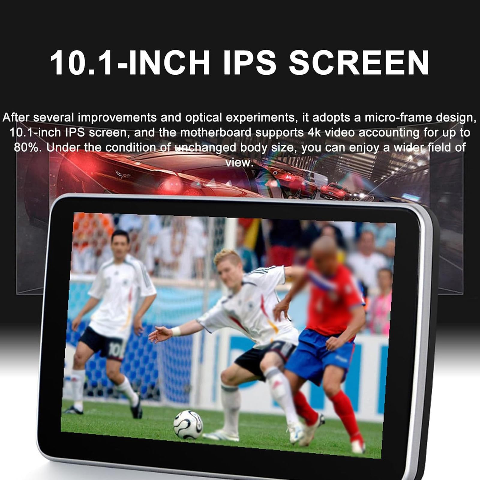 Moniteur D'appui-tête De Voiture (10,1/11,6 Pouces), Écran Tactile IPS HD