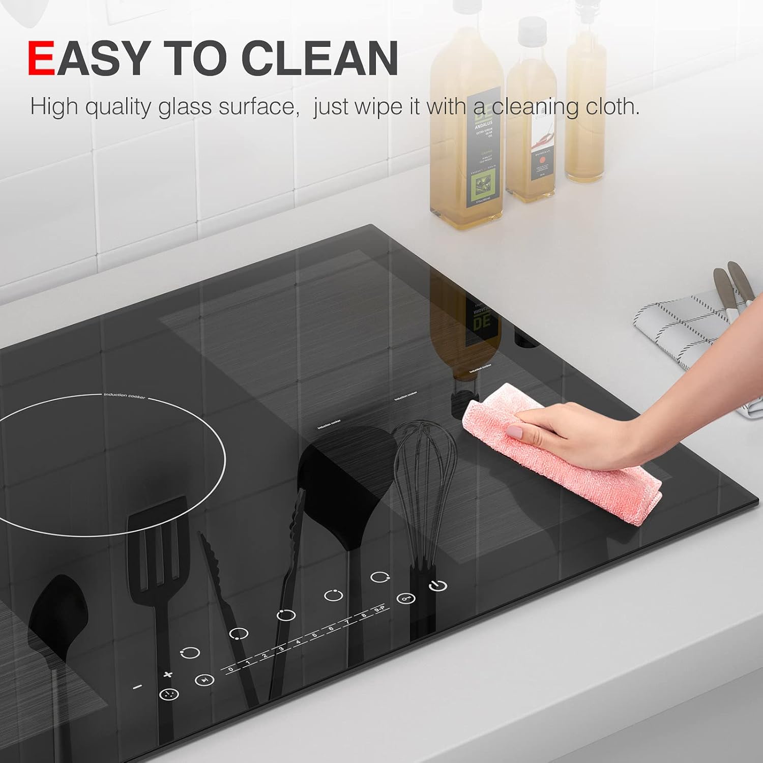 Easy to Clean Cooktop Surface