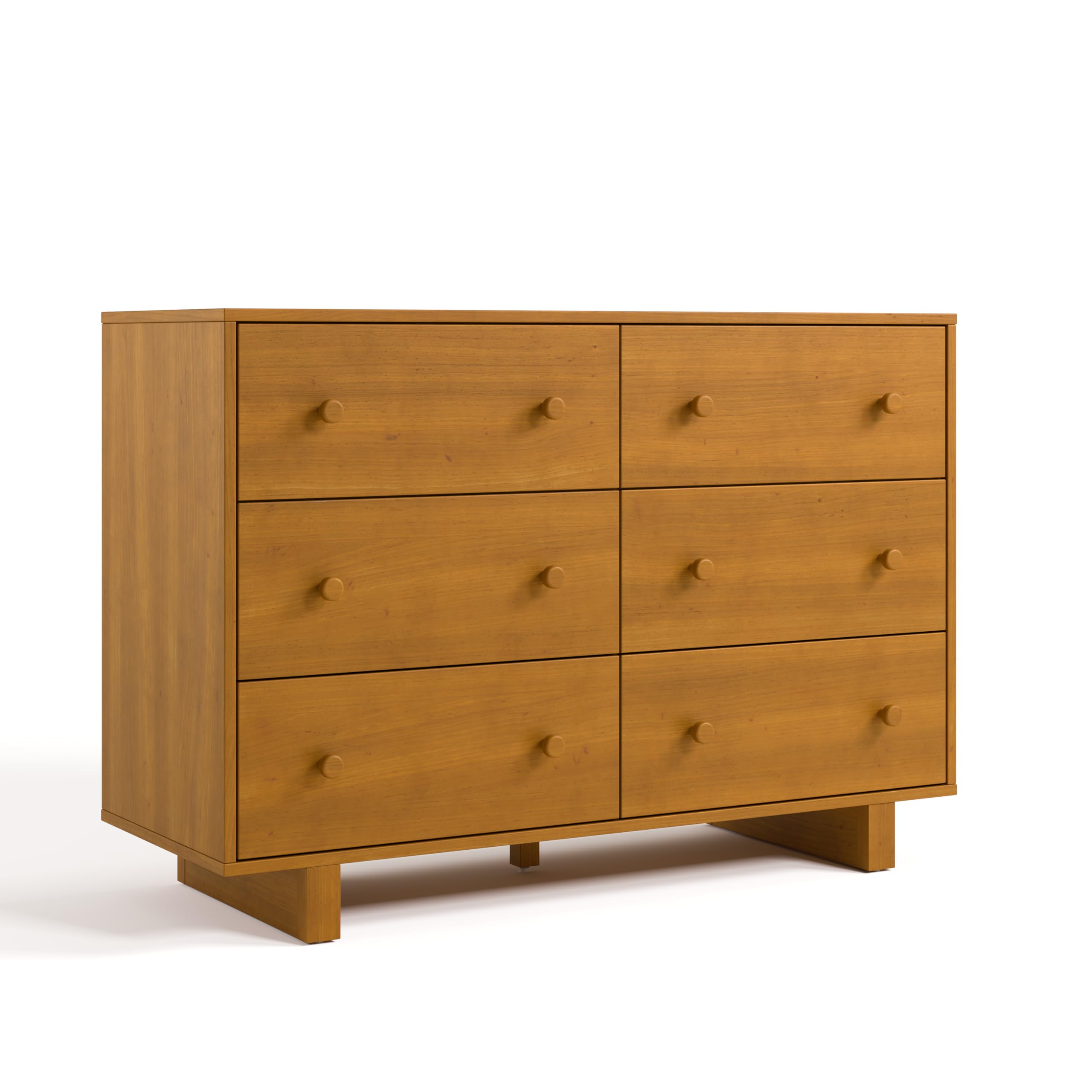 Storkcraft Texas 6 Drawer Dresser in Almond