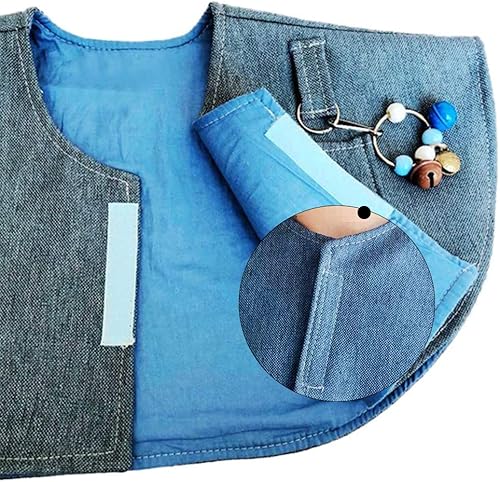 Miniatura 4 de Bonaweite Protector de heces de hombro para pájaro para mascotas, protector antimordeduras para loro, protector de brazo antiarañazos para