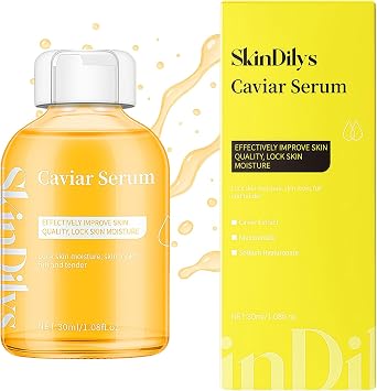 SkinDilys Australian Brand Caviar Face Serum 30ml / Anti-Wrinkle, Brightens and Firms, Hydrates, Smooths Fine Lines, Evens Skin Tone, and Boosts Radiance for a Youthful, Healthy-Looking Complexion
