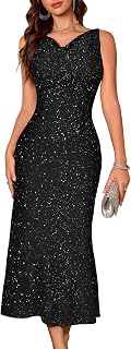 Formal Sequin Christmas Wedding Guest Cocktail Evening Bodycon Prom Dresses