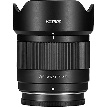 VILTROX 25 mm f1.7 Fuji autofocus 25 mm f/1.7 XF mount lens for Fuji X-Mount camera X-T4 X-T10 X-T20 X-T30 XT30II X-T100 X-T200 X-H2 X-H2S X-T5 X-S20 X-T50 X-M5