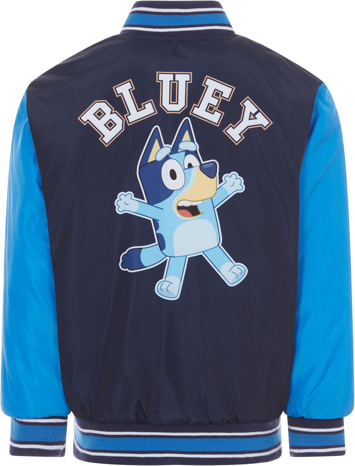 Bluey Varsity Zip Up Bomber Jacket Toddler to Little Kid Sizes (2T - 7-8) - Image 2