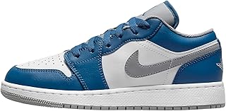Jordan Nike 1 Low Grade School True Blue/Cement Grey-White 553560-412 5.5Y