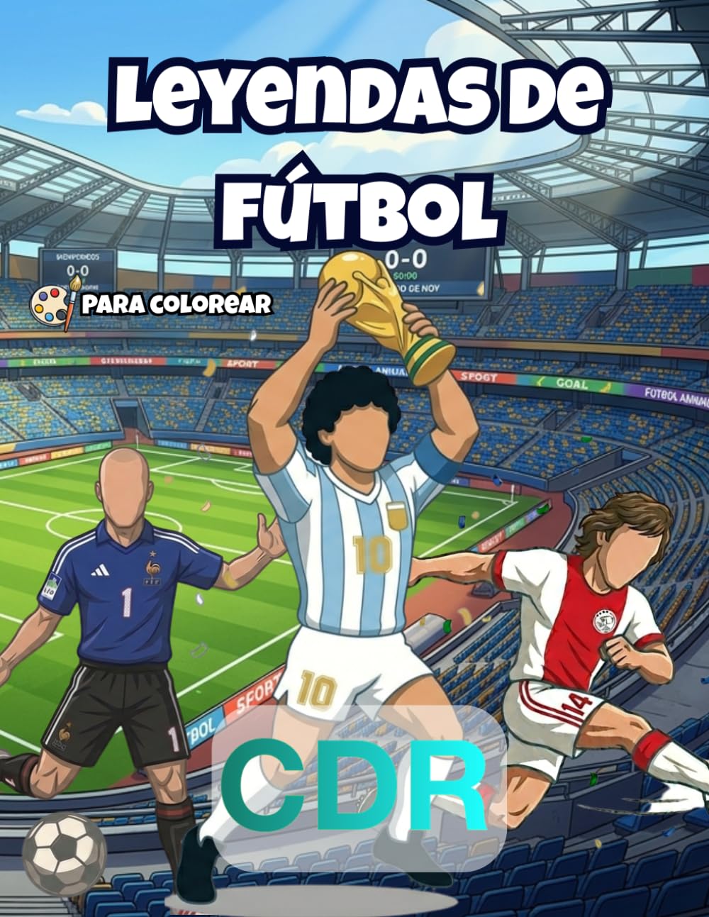 Leyendas de Fútbol para colorear