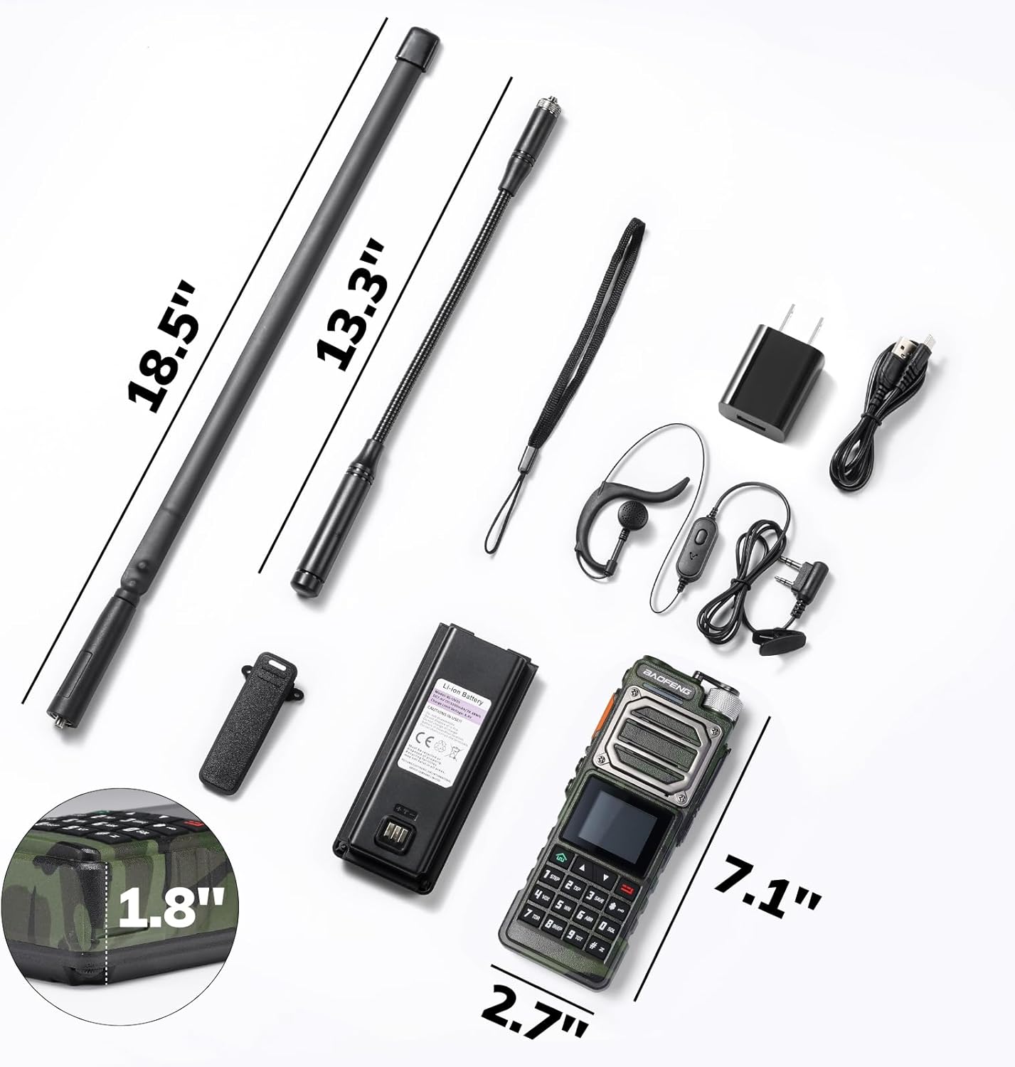 BAOFENG UV-25 Durable Metal Design