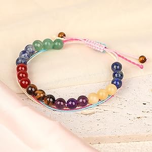 LPBeads Handmade Size Adjustable Natural Stone Bracelet