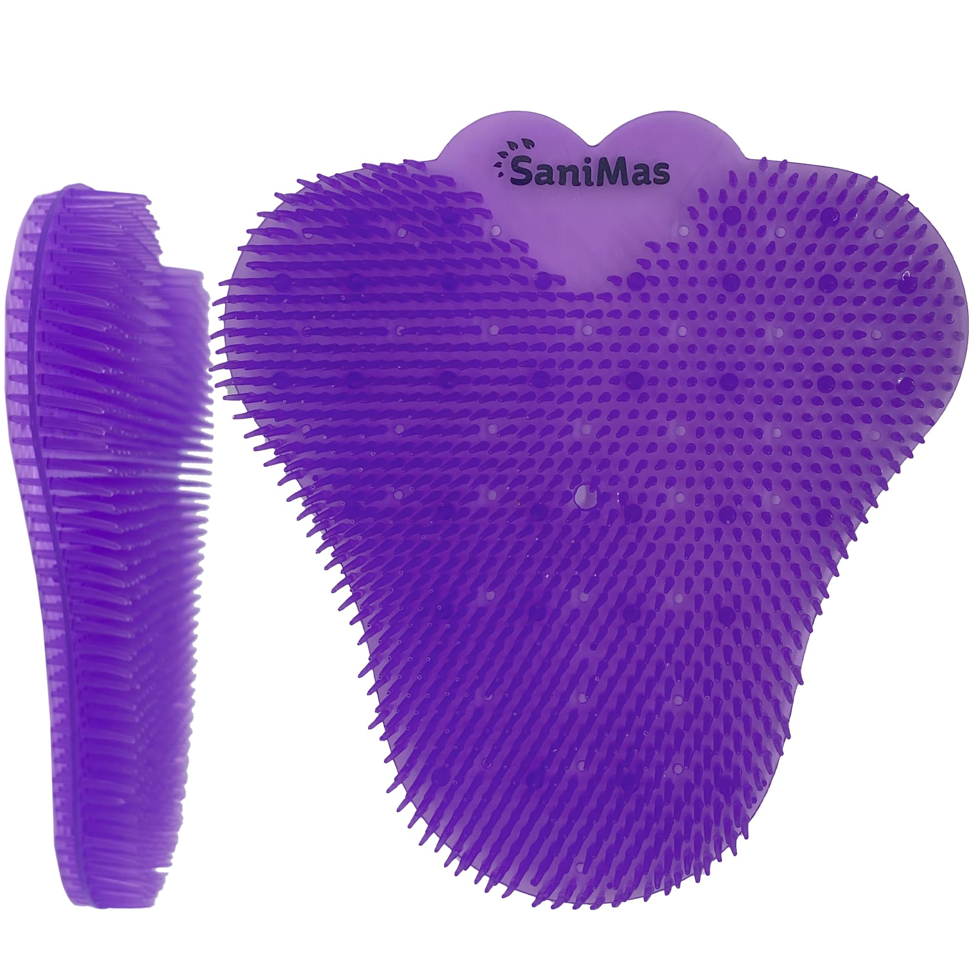 SaniMas Anti-Splash Urinal Screen Deodorizer Mats (10 Pack) | Long Bristle Splash Reducing Urinal Cake | Lasting Ocean Scent | Ideal for Bathrooms, Restrooms in Restaurants, Bars, Schools & Offices