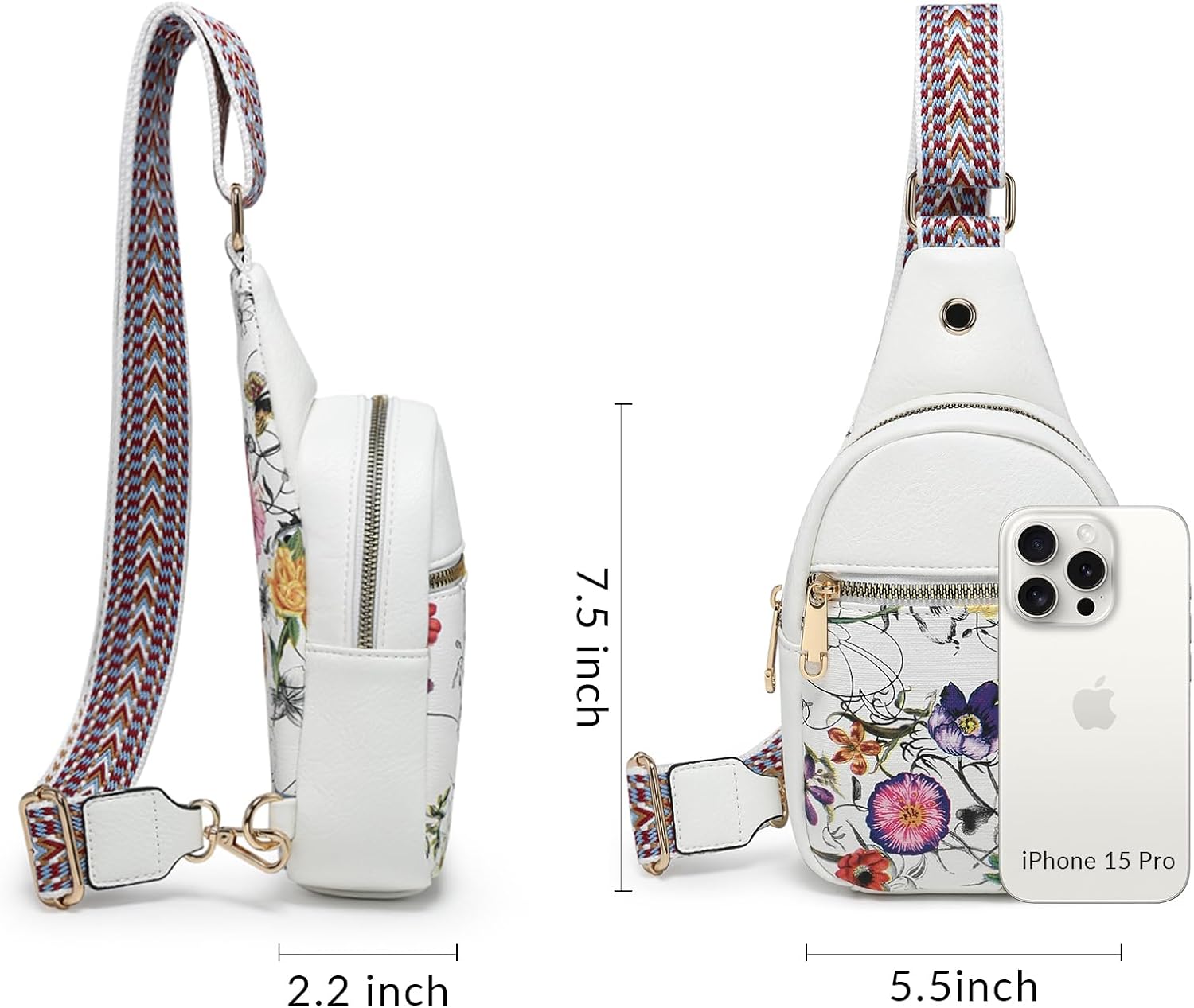 VONMAY Women Small Sling Bags Crossbody Purses Shoulder Backpack Lightweight Chest Bag for Hiking Cycling Work Travel | small sling purse