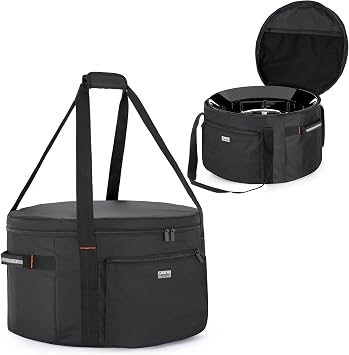 samdew 19 In Fire Pit Bag Compatible with Outland Firebowl 893 870 823, Fire Bowl Storage Case Compatible with Ciays 19 Inch Firebowl for Outdoor Travel & Camping, Bag Only