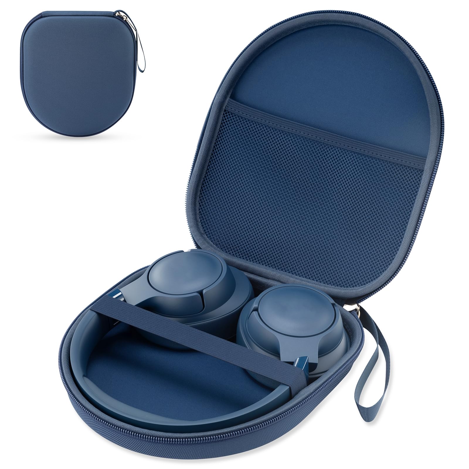 Étui compatible avec JBL Tune 510BT 520BT 500 720 BT 770 NC 760 NC, Sony WH-CH520 WH-CH720N, écouteurs sans fil à réduction de bruit, étui portable pour écouteurs de voyage (bleu)