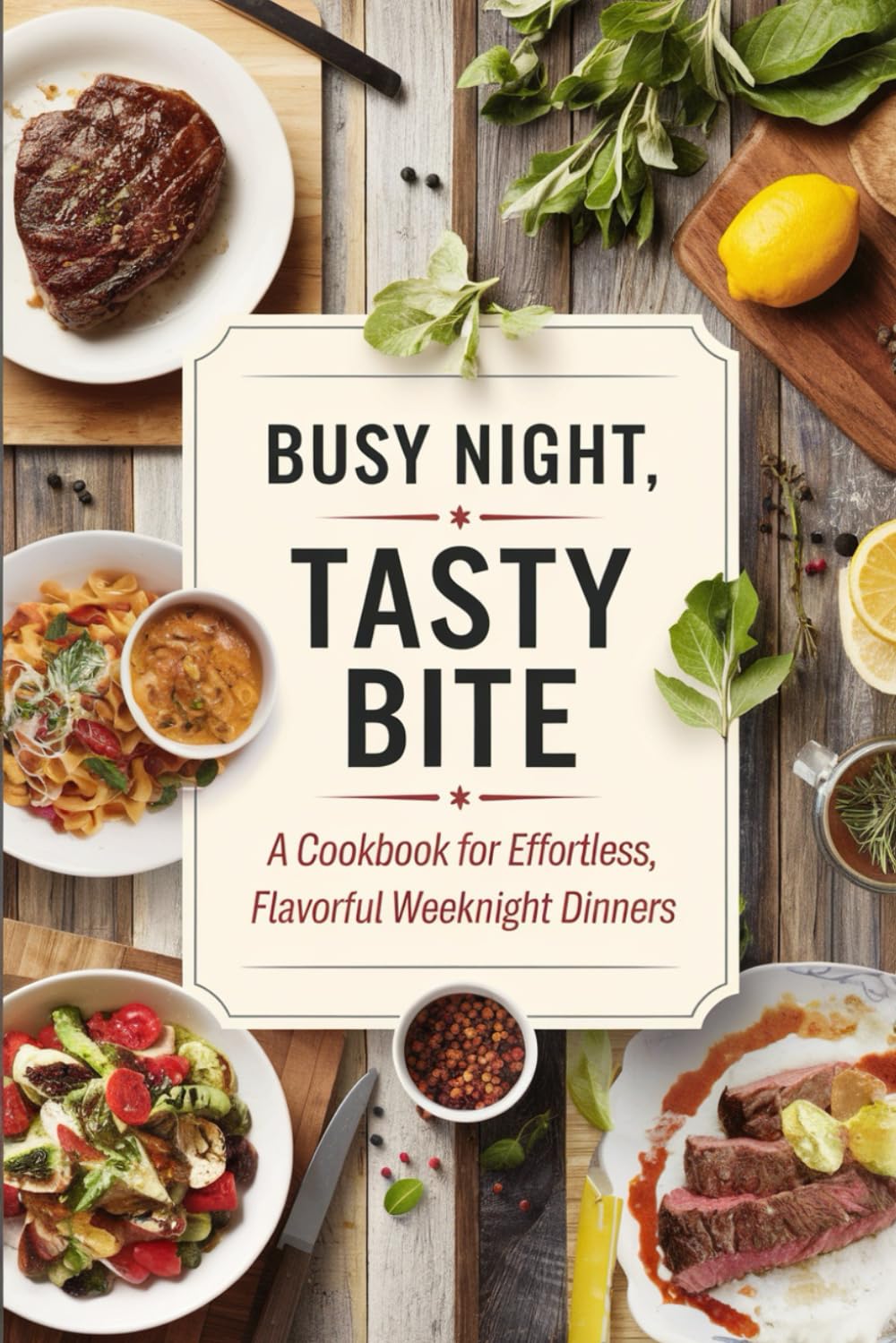 Busy Night, Tasty Bite: A Cookbook for Effortless, Flavorful Weeknight Dinners
