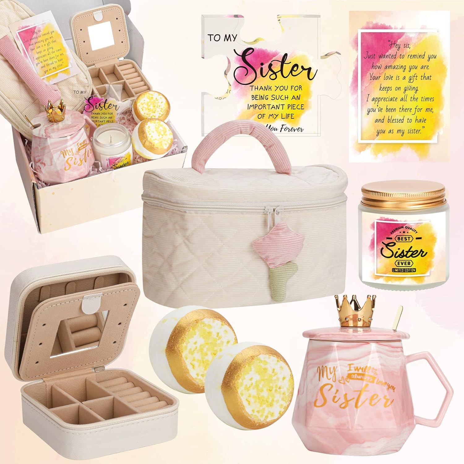 Amazon.com: Sisters Gifts from Sister, Birthday Gifts for Sister Who ...