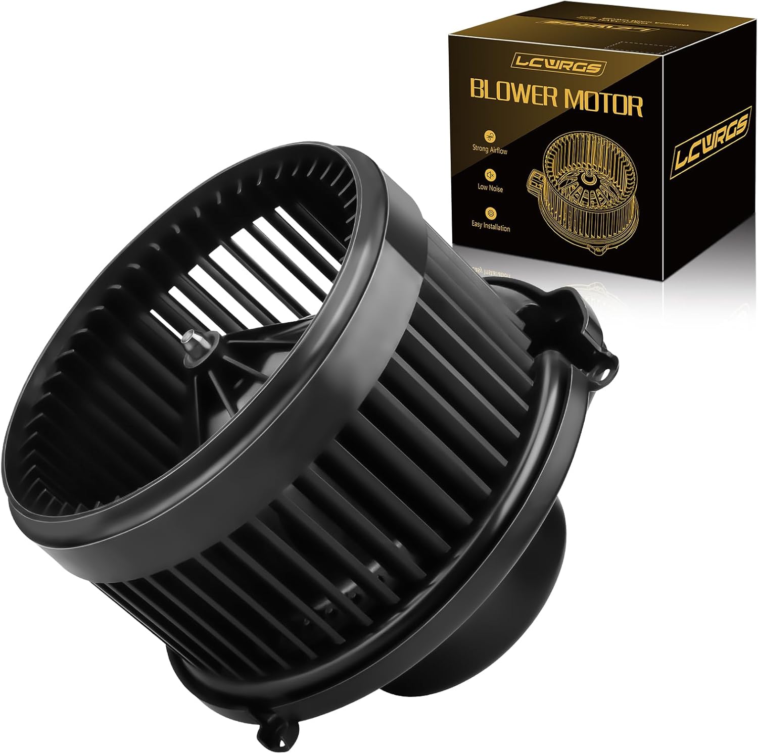 HVAC Blower Motor with Fan Cage Fits for GMC Terrain Chevy Equinox Captiva Sport 2010 2011 2012 2013 2014 2015 2016 2017 AC Heater Blower Motor 700211