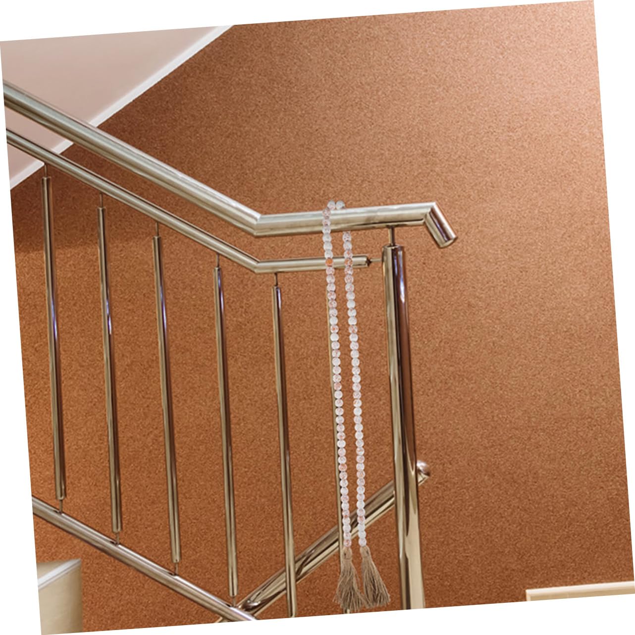 2 stücke Natürliche Holz Bead Garland Quasten Rustikalen Seil Dekor for Home Wand oder Tür